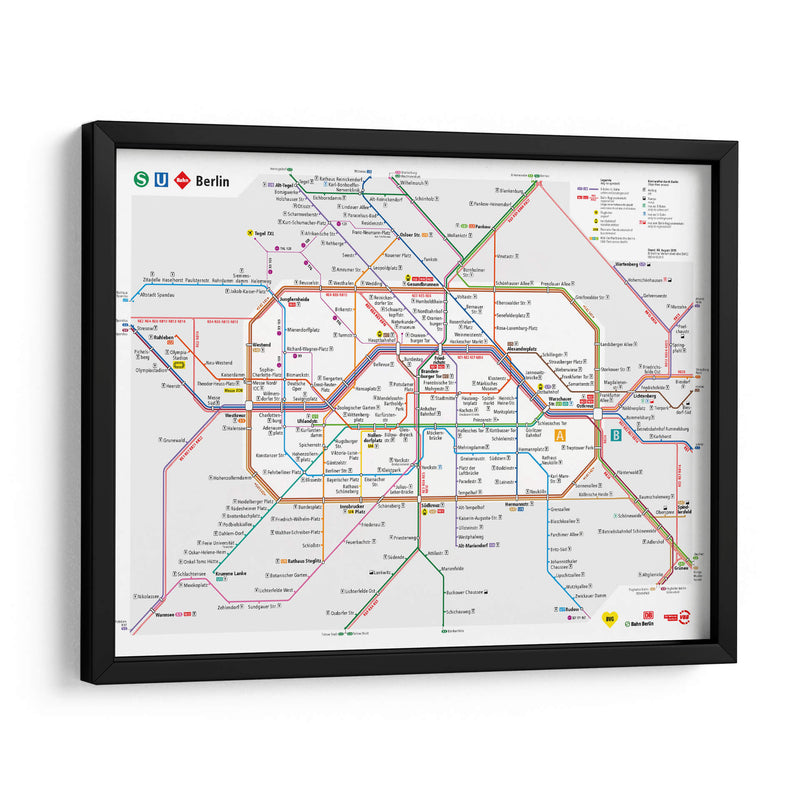 Metro de Berlín | Cuadro decorativo de Canvas Lab