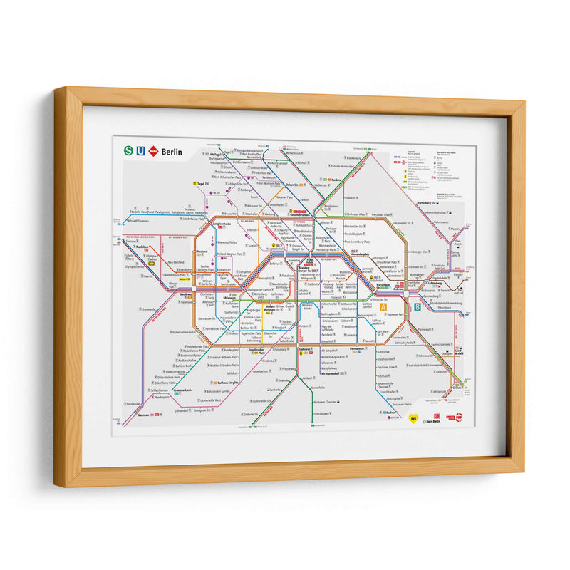 Metro de Berlín | Cuadro decorativo de Canvas Lab