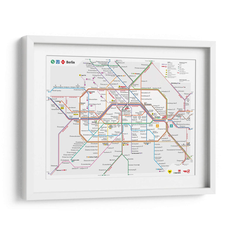 Metro de Berlín | Cuadro decorativo de Canvas Lab