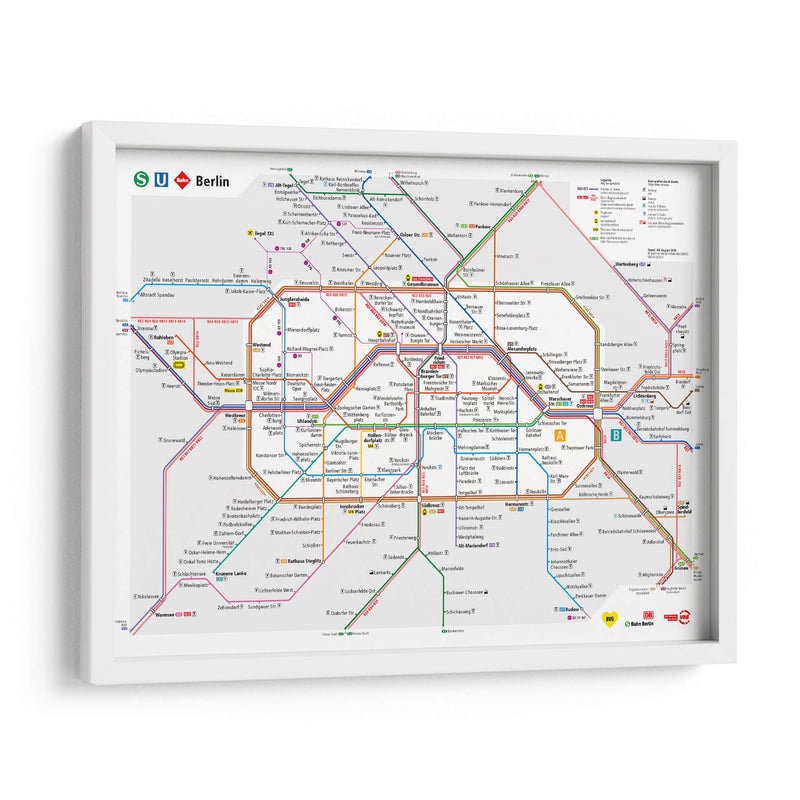 Metro de Berlín | Cuadro decorativo de Canvas Lab