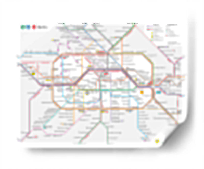 Metro de Berlín | Cuadro decorativo de Canvas Lab