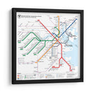 Metro de Boston - MBTA | Cuadro decorativo de Canvas Lab