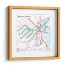 Metro de Boston - MBTA | Cuadro decorativo de Canvas Lab