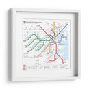 Metro de Boston - MBTA | Cuadro decorativo de Canvas Lab