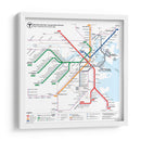 Metro de Boston - MBTA | Cuadro decorativo de Canvas Lab