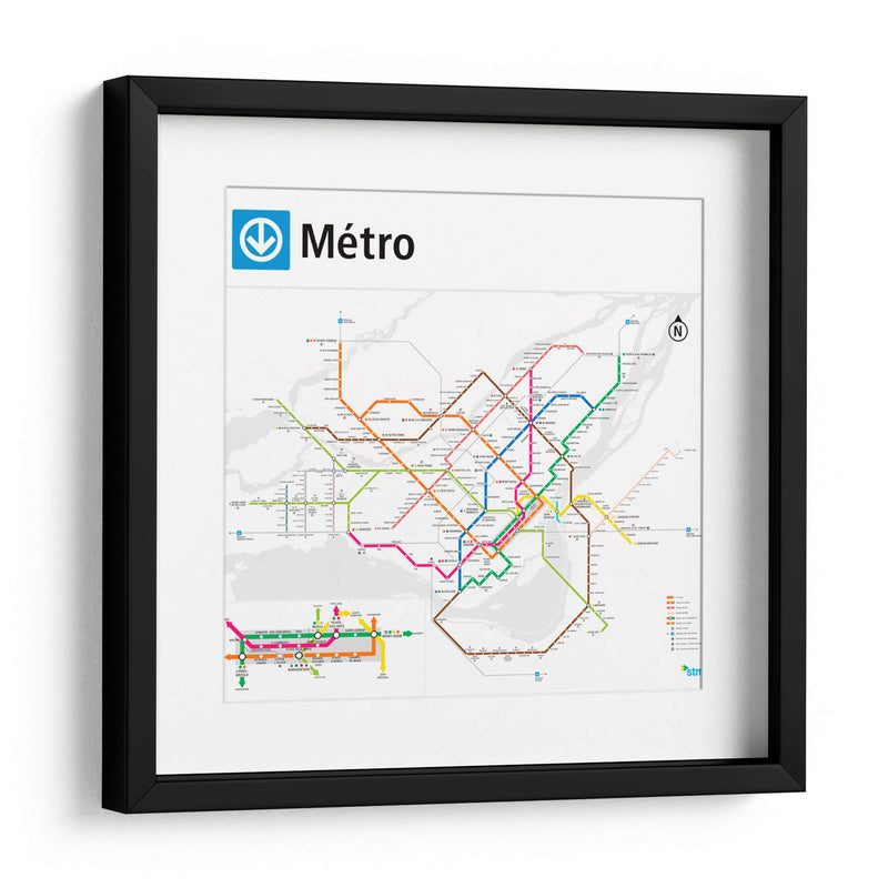 Metro de Los Ángeles | Cuadro decorativo de Canvas Lab