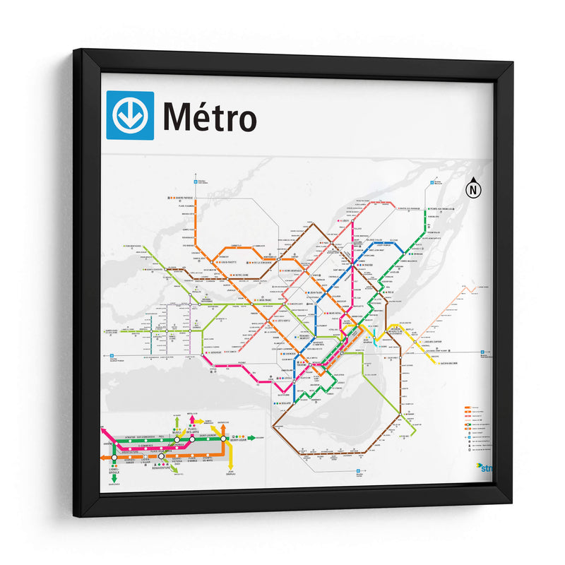 Metro de Los Ángeles | Cuadro decorativo de Canvas Lab