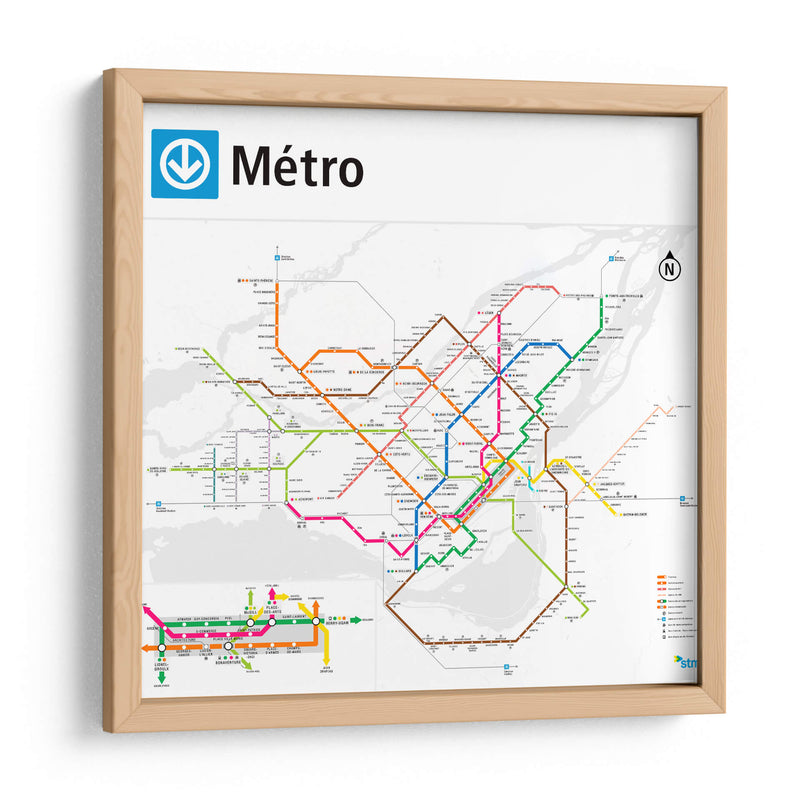 Metro de Los Ángeles | Cuadro decorativo de Canvas Lab