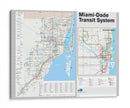 Metro de Miami | Cuadro decorativo de Canvas Lab