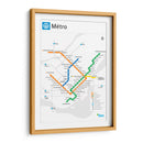 Metro de Montréal | Cuadro decorativo de Canvas Lab