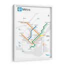Metro de Montréal | Cuadro decorativo de Canvas Lab