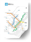 Metro de Montréal | Cuadro decorativo de Canvas Lab