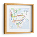 Metro de Nueva York | Cuadro decorativo de Canvas Lab