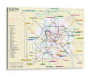 Metro de París, Francia | Cuadro decorativo de Canvas Lab