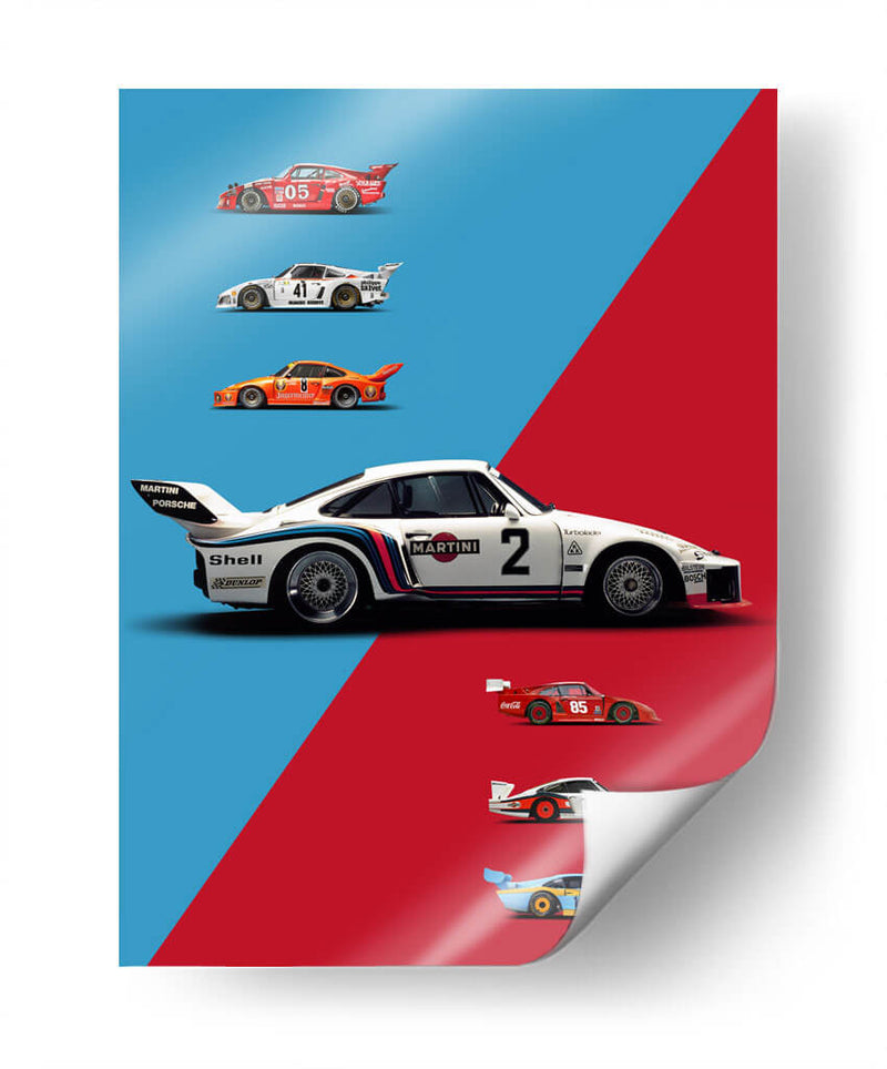 Martini Porsche | Cuadro decorativo de Canvas Lab