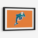 Miami Dolphins logo | Cuadro decorativo de Canvas Lab