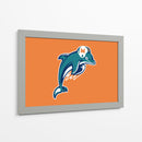 Miami Dolphins logo II | Cuadro decorativo de Canvas Lab