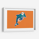 Miami Dolphins logo | Cuadro decorativo de Canvas Lab