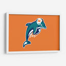 Miami Dolphins logo | Cuadro decorativo de Canvas Lab
