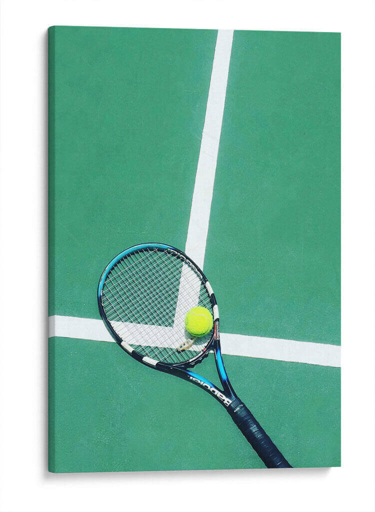 Composición cancha tenis | Cuadro decorativo de Canvas Lab
