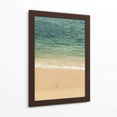 Playa de Arena y Agua Cristalina del Atlántico en Portugal - Wandering Pixels Co. | Cuadro decorativo de Canvas Lab