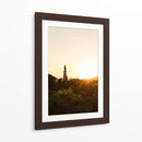 Silueta de Estatua al Atardecer en Parque de Lisboa - Wandering Pixels Co. | Cuadro decorativo de Canvas Lab