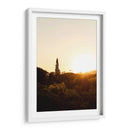 Silueta de Estatua al Atardecer en Parque de Lisboa - Wandering Pixels Co. | Cuadro decorativo de Canvas Lab