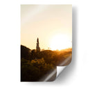 Silueta de Estatua al Atardecer en Parque de Lisboa - Wandering Pixels Co. | Cuadro decorativo de Canvas Lab