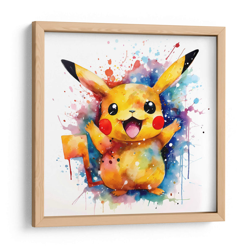 Pikachu II - Sophie P | Cuadro decorativo de Canvas Lab