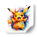 Pikachu II - Sophie P | Cuadro decorativo de Canvas Lab