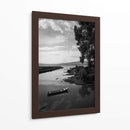 Bote solitario sobre las aguas tranquilas. del Lago de Pátzcuaro - Nosion | Cuadro decorativo de Canvas Lab