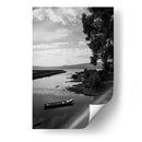 Bote solitario sobre las aguas tranquilas. del Lago de Pátzcuaro - Nosion | Cuadro decorativo de Canvas Lab