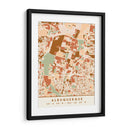 Albuquerque, Mapas negros Tonos tierra 02 - Emiliano Deificus | Cuadro decorativo de Canvas Lab