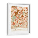 Albuquerque, Mapas negros Tonos tierra 02 - Emiliano Deificus | Cuadro decorativo de Canvas Lab