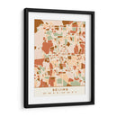 Beijing, Mapas Negros Tonos Tierra 10 - Emiliano Deificus | Cuadro decorativo de Canvas Lab
