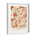 Beijing, Mapas Negros Tonos Tierra 10 - Emiliano Deificus | Cuadro decorativo de Canvas Lab