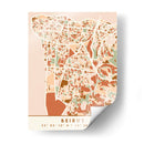 Beirut, Mapas negros Tonos tierra 11 - Emiliano Deificus | Cuadro decorativo de Canvas Lab