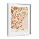 Barcelona, Mapas negros Tonos tierra 09 - Emiliano Deificus | Cuadro decorativo de Canvas Lab