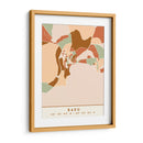 Baku, Mapas negros Tonos tierra 06 - Emiliano Deificus | Cuadro decorativo de Canvas Lab