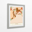 Baku, Mapas negros Tonos tierra 06 - Emiliano Deificus | Cuadro decorativo de Canvas Lab