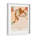 Baku, Mapas negros Tonos tierra 06 - Emiliano Deificus | Cuadro decorativo de Canvas Lab