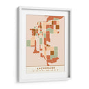 Anchorage, Mapas negros Tonos tierra 04 - Emiliano Deificus | Cuadro decorativo de Canvas Lab