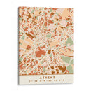 Atenas, Mapas negros Tonos tierra 05 - Emiliano Deificus | Cuadro decorativo de Canvas Lab