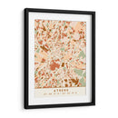 Atenas, Mapas negros Tonos tierra 05 - Emiliano Deificus | Cuadro decorativo de Canvas Lab