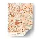 Atenas, Mapas negros Tonos tierra 05 - Emiliano Deificus | Cuadro decorativo de Canvas Lab