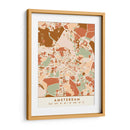 Amsterdam, Mapas negros Tonos tierra 03 - Emiliano Deificus | Cuadro decorativo de Canvas Lab
