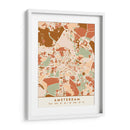 Amsterdam, Mapas negros Tonos tierra 03 - Emiliano Deificus | Cuadro decorativo de Canvas Lab