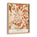 Berlin, Mapas negros Tonos tierra 13 - Emiliano Deificus | Cuadro decorativo de Canvas Lab