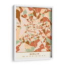 Berlin, Mapas negros Tonos tierra 13 - Emiliano Deificus | Cuadro decorativo de Canvas Lab