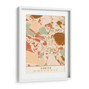 Zurich, Mapas negros Tonos tierra 95 - Emiliano Deificus | Cuadro decorativo de Canvas Lab